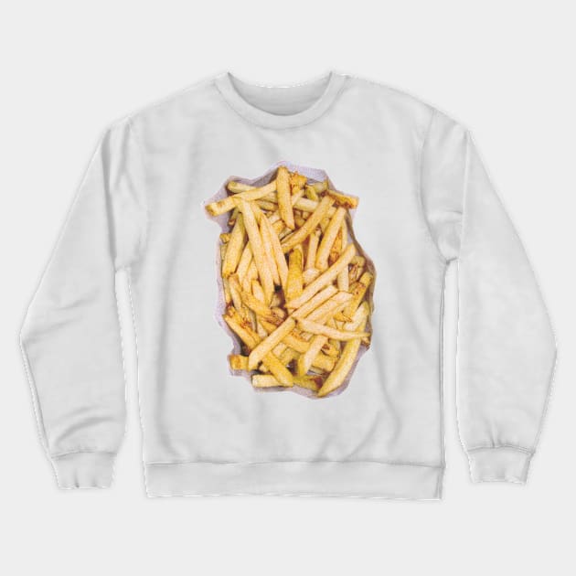 Fries Crewneck Sweatshirt by Food Photography